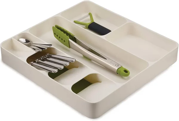 Cutlery organizer with 3 copartment