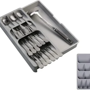 Cutlery spoon expandable drawer organizer