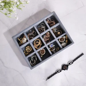 Luxury 12 Grids Jewellery Tray