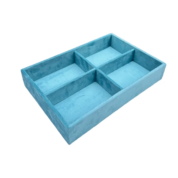 4 Slot Luxury Velvet Belt Tray - Image 4